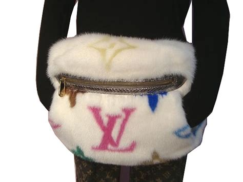 lv belt bag fur